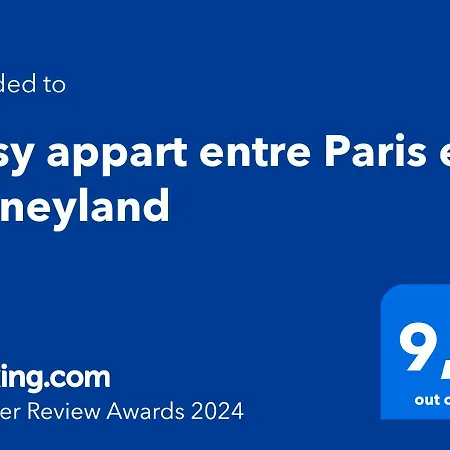 Apartment Cosy Entre Paris Et Disneyland
